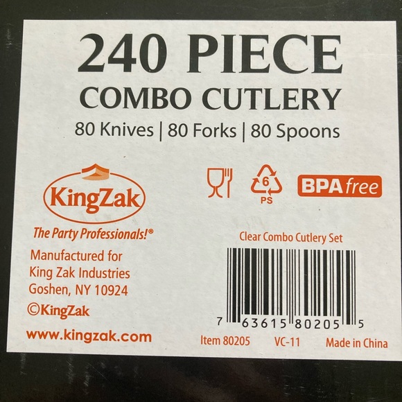 Hanna K. Signature Collection 240 Piece Cutlery Set - Picture 3 of 4